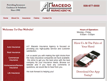 Tablet Screenshot of afmacedoins.com